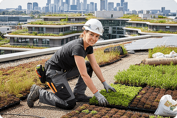Vegetation roofing systems (green Buildings)