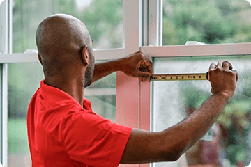 Glass door fixing work