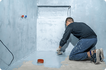 Bathroom water proofing