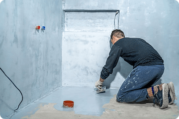 Bathroom water proofing